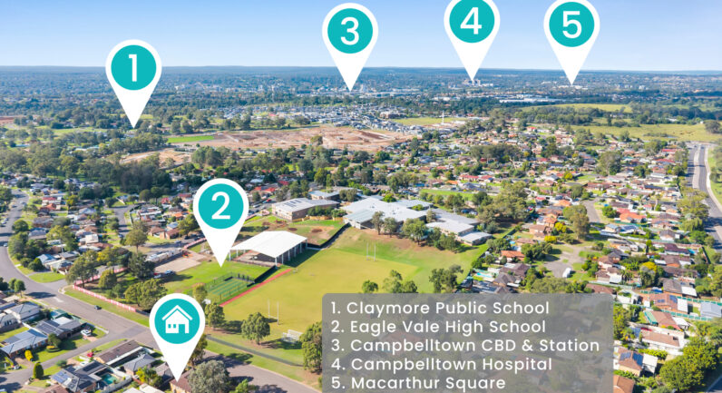 1 and 1A Turquoise Place, Eagle Vale NSW 2558