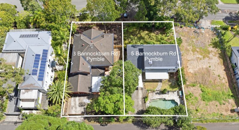 3 & 5 Bannockburn Road, Pymble NSW 2073